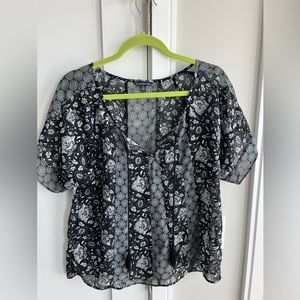 American Eagle Tee shirt Blouse-Small